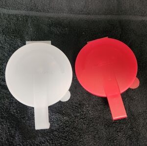 Tupperware Forget Me Not Onion and Tomato Keepers